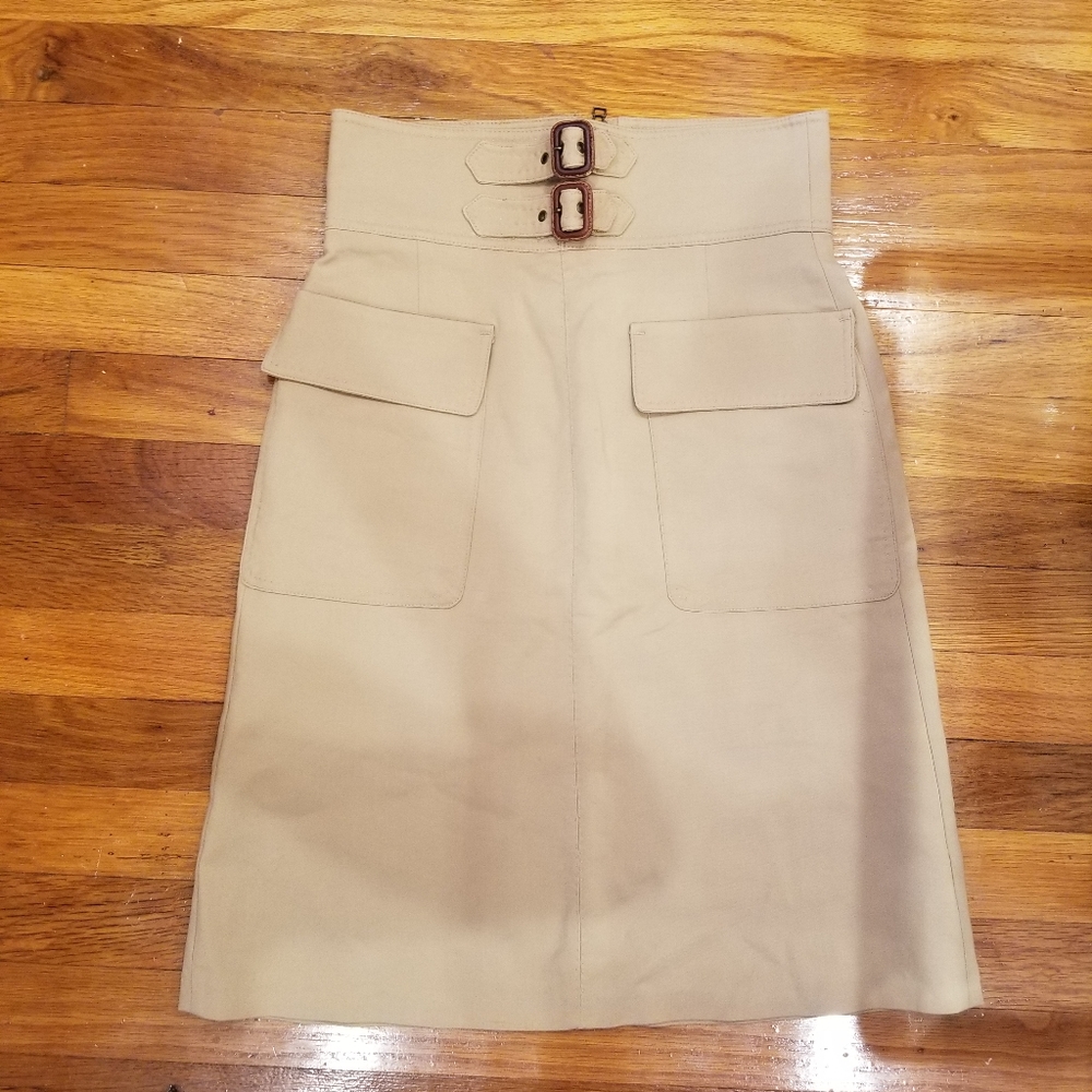 👜 Zara High Waisted Skirt with Buckles
